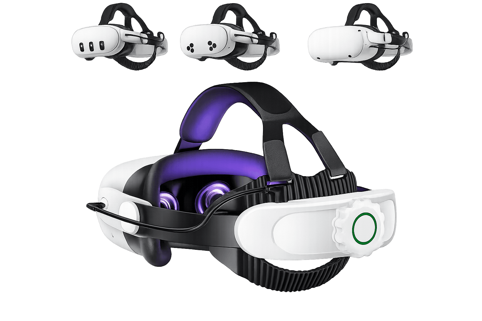 10000 Mah Battery Headstrap For Oculus Quest 3/3S — view 1