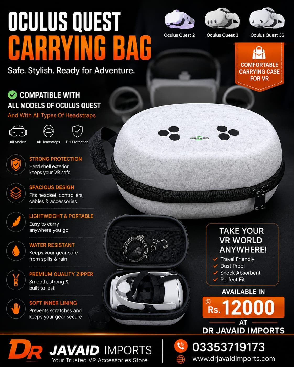 Oculus Quest Carrying Bag (Quest 2 / 3 / 3S) — view 1
